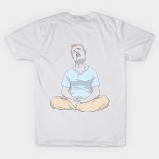 Men Meditate Too 3 | Gandhara T-Shirt